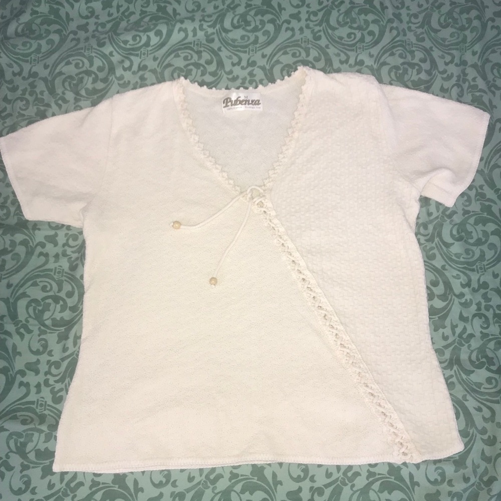 Organic cotton knit top
